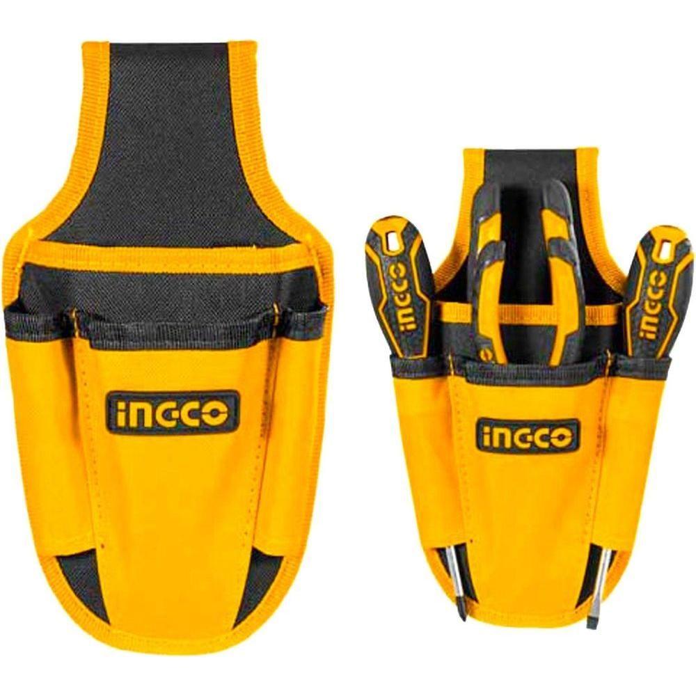 Ingco HTBP04011 Tool Holster / Belt Pouch 4 pockets - KHM Megatools Corp. Ingco HTBP04011 Tool Holster / Belt Pouch 4 pockets - KHM Megatools Corp.